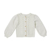 bonheur du jour olga baby cardigan ecru