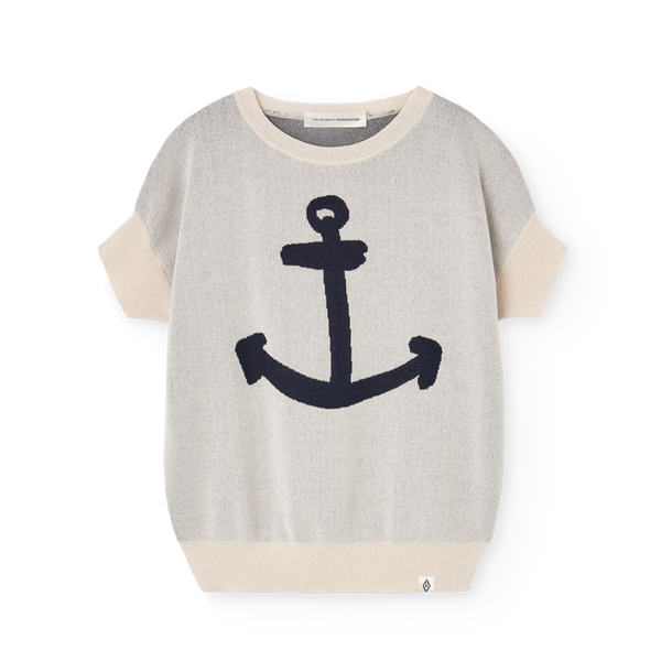 the animals observatory bat sweater vest white