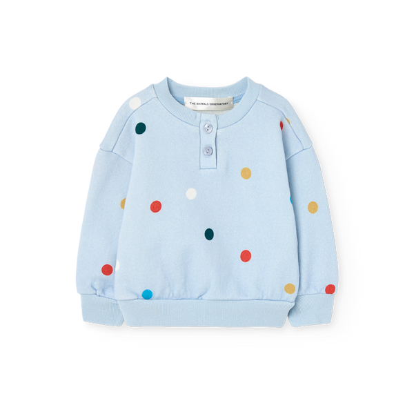 the animals observatory puma baby sweatshirt blue