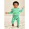 the bonnie mob spangle knit baby trouser green apple