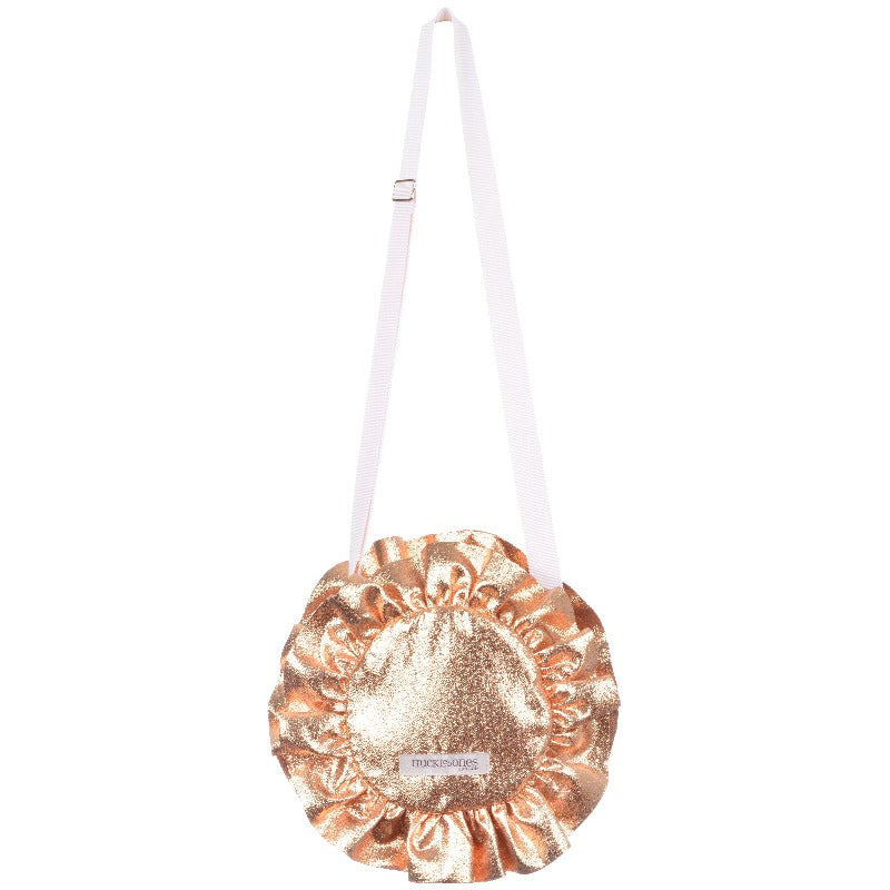 hucklebones rosette bag amber