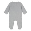 gray label newborn suit gray melange