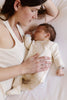 gray label newborn suit cream