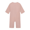 gray label baby playsuit faded pink
