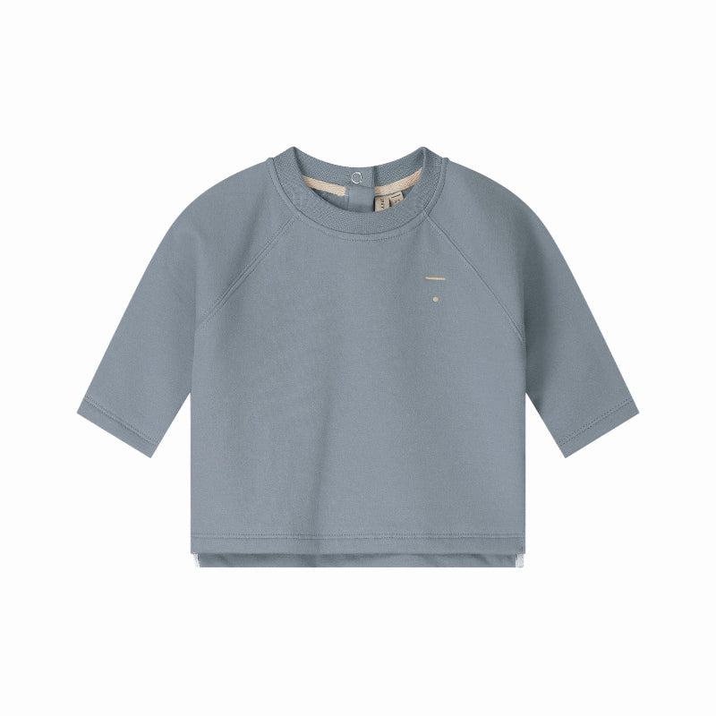 gray label baby crewneck sweatshirt stone gray
