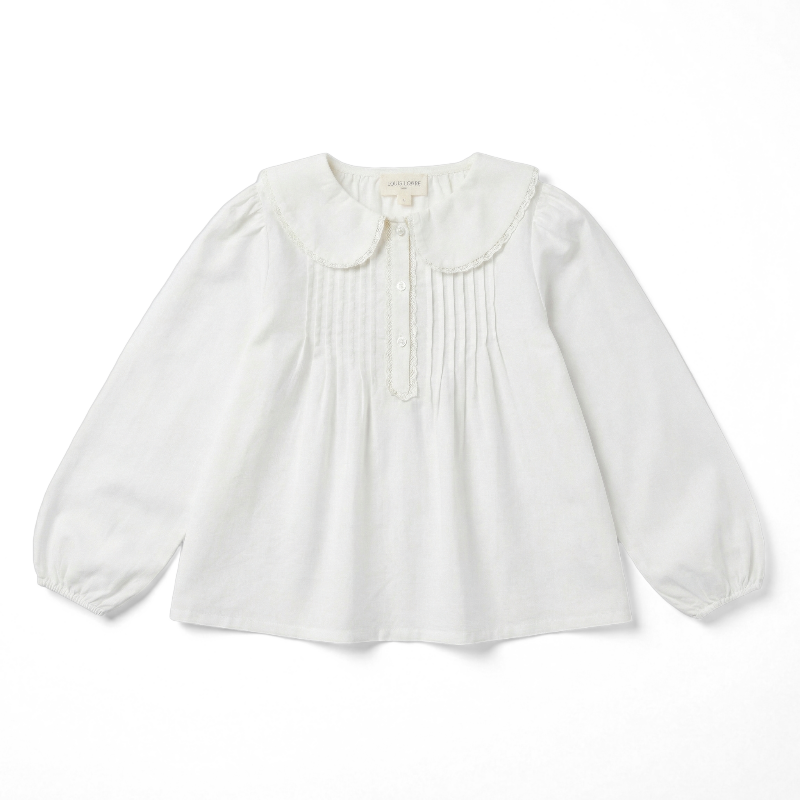 louis louise ester blouse off white