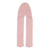 morley vanna hooded scarf pink