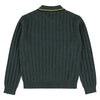 morley yan knit polo pine