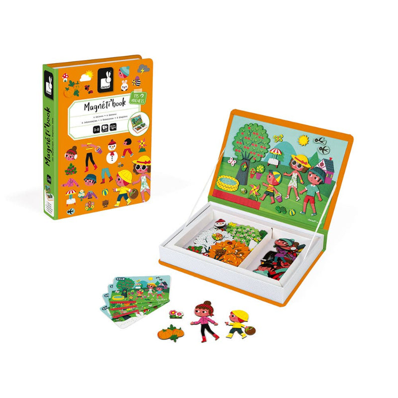 janod magnetic book 4 seasons