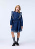 molo Blue denim shirt with lace details 