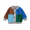 bobo choses color block baby cardigan multicolor