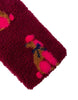 oilily poodle scarf maroon