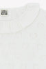 bonton milou heart sweater ecru
