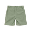 arsene & les pipelettes rustic bermuda shorts khaki green