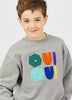arsene & les pipelettes oui oiu sweatshirt grey
