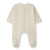 1+ in the family narbonne baby jumpsuit ecru