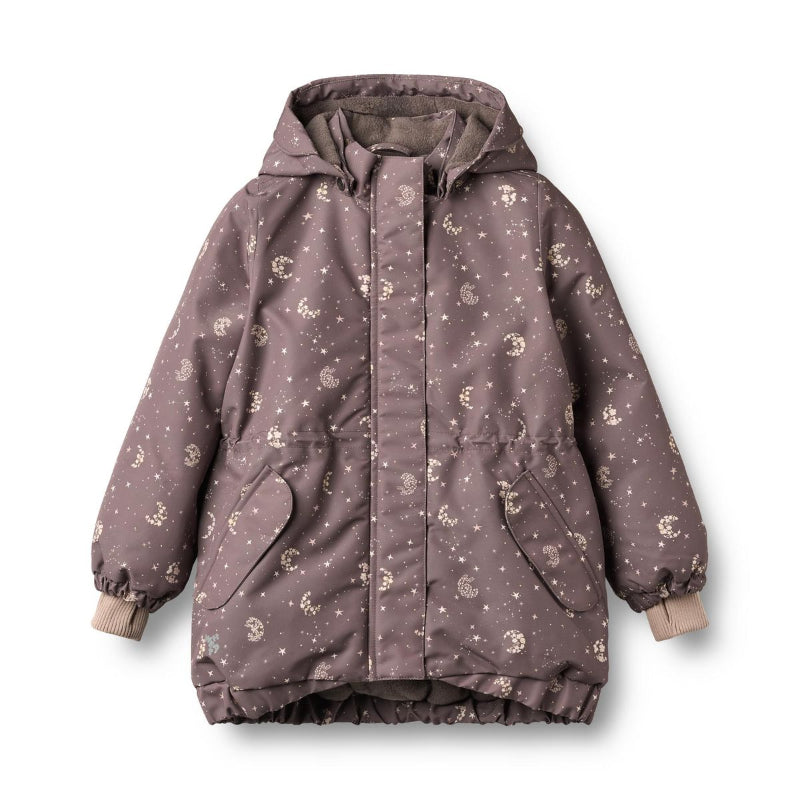 wheat tove technical jacket plum stars