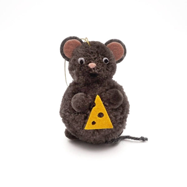 lucky horse press mouse ornament
