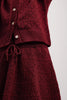 the new society luma skirt burgundy