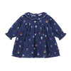 arsene & les pipelettes floral dress baby blue