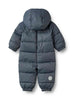 wheat edem baby puffer snowsuit grey blue