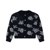 the new society fleckers baby cardigan navy