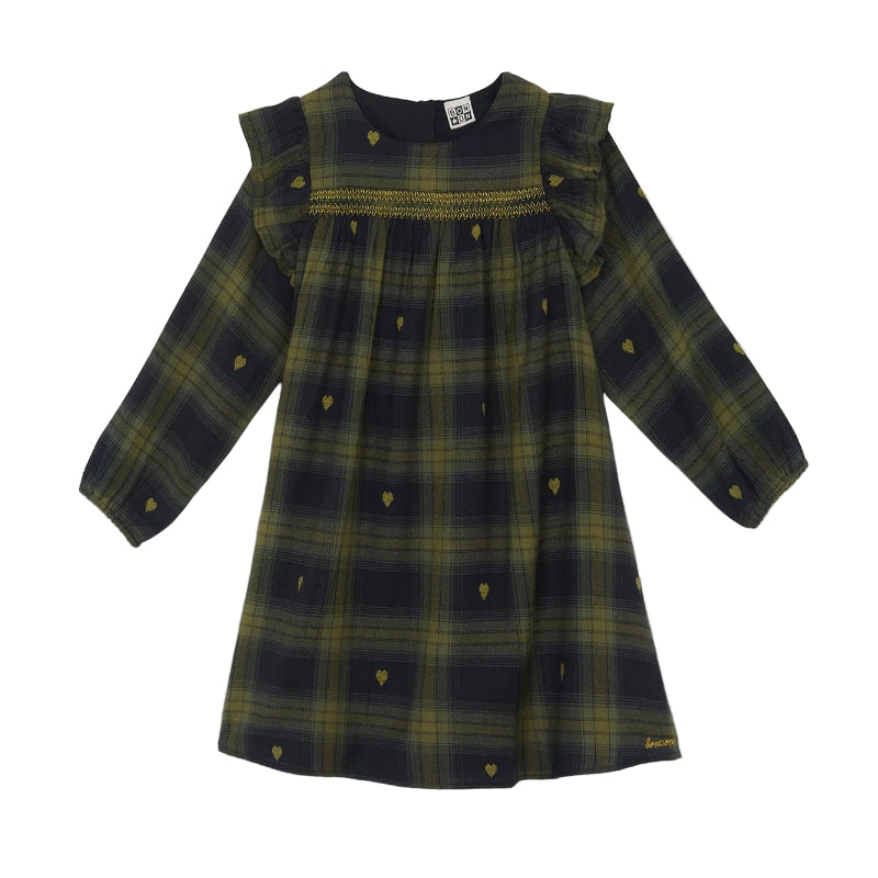 bonton delia dress faroe carreau