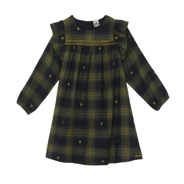 bonton delia dress faroe carreau