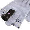 molo kaapo gloves grey melange