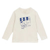arsene & les pipelettes bonjour t-shirt sand melange