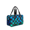 state bags rockaway kids duffel blue checkerboard
