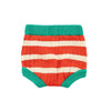 bobo choses striped knitted baby culotte red