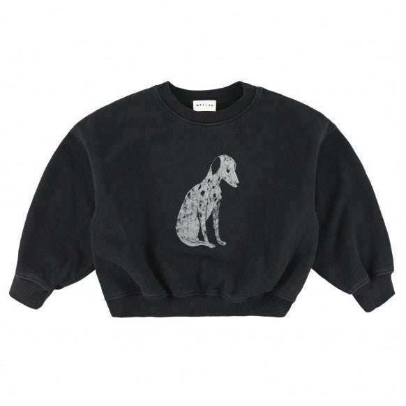 morley zaragoza dalmation sweatshirt navy blue