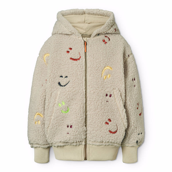 molo hazzy fleece jacket teddy emotions