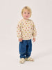 bobo choses mush monster duo all over baby sweatshirt off-white