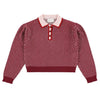 morley zug sweater burgundy