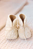 tartine et chocolat baby booties white