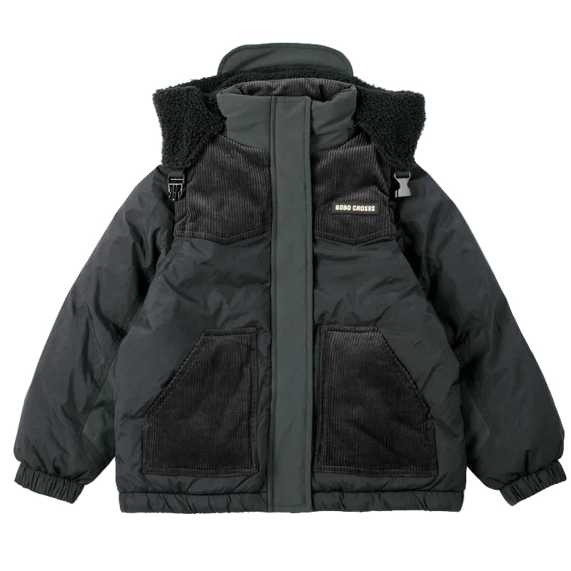 bobo choses padded anorak midnight blue