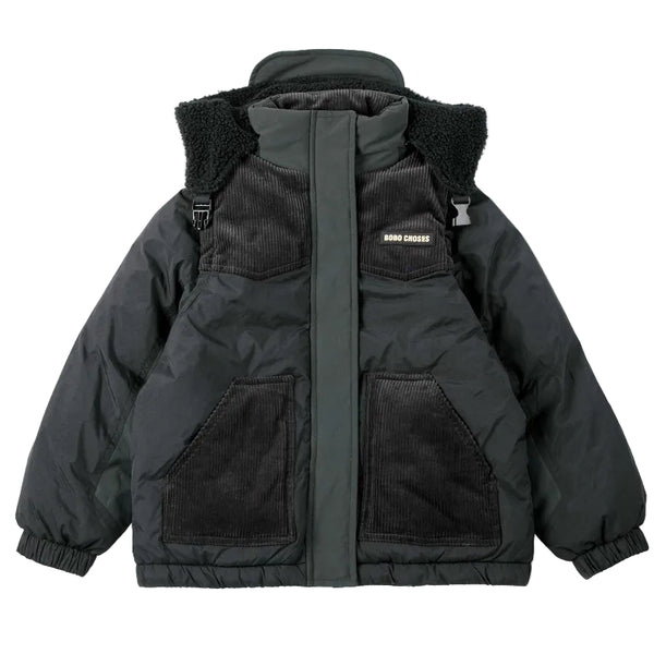 bobo choses padded anorak midnight blue