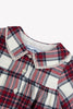 tartine et chocolat tartan dress burgundy