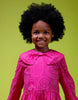 oilily dimanche retro print dress fuchsia
