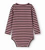 marmar copenhagen long sleeve baby body heather stripe