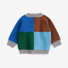 bobo choses color block baby cardigan multicolor