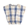 bobo choses fun tartan top off-white