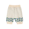 bobo choses stamp bloom knitted baby pants off-white