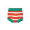 bobo choses striped knitted baby culotte red