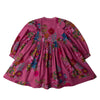 oilily douce botanique dress red violet