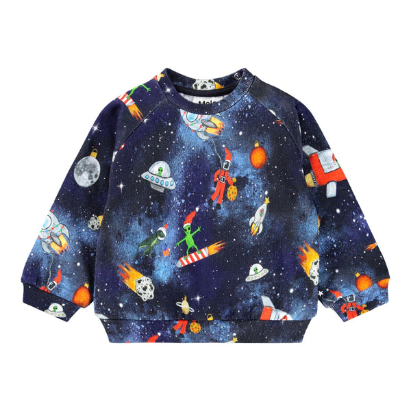 molo disc baby sweatshirt holiday space