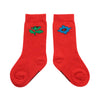 bobo choses blossom all over 2-pack baby socks green