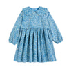 bobo choses sketchy flowers all over corduroy dress blue